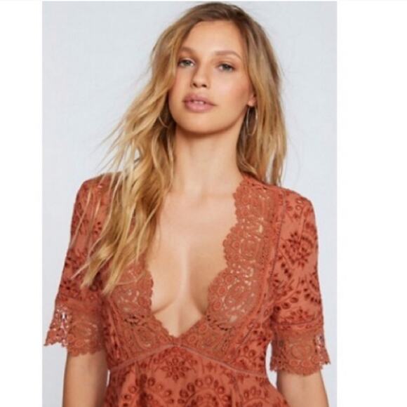Free People Nightcap Eyelet Dress - Picture 6 of 7